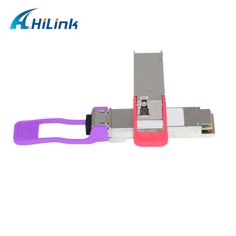 Módulo Transceptor Óptico Hilink HL-QSFP28-100G-UD-20 100Gb/s 20km QSFP28 BIDI LR1 com Conector LC Hot Pluggable