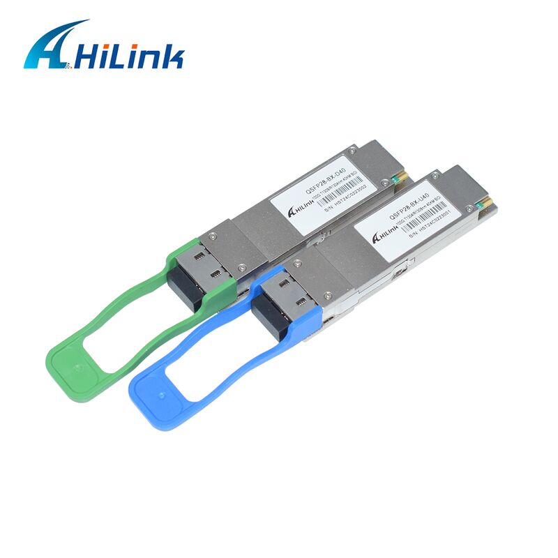 Hilink QSFP28-BX-UD40 100G BiDi Transceiver Óptico com Distância de 40 km para Aplicações de Data Center