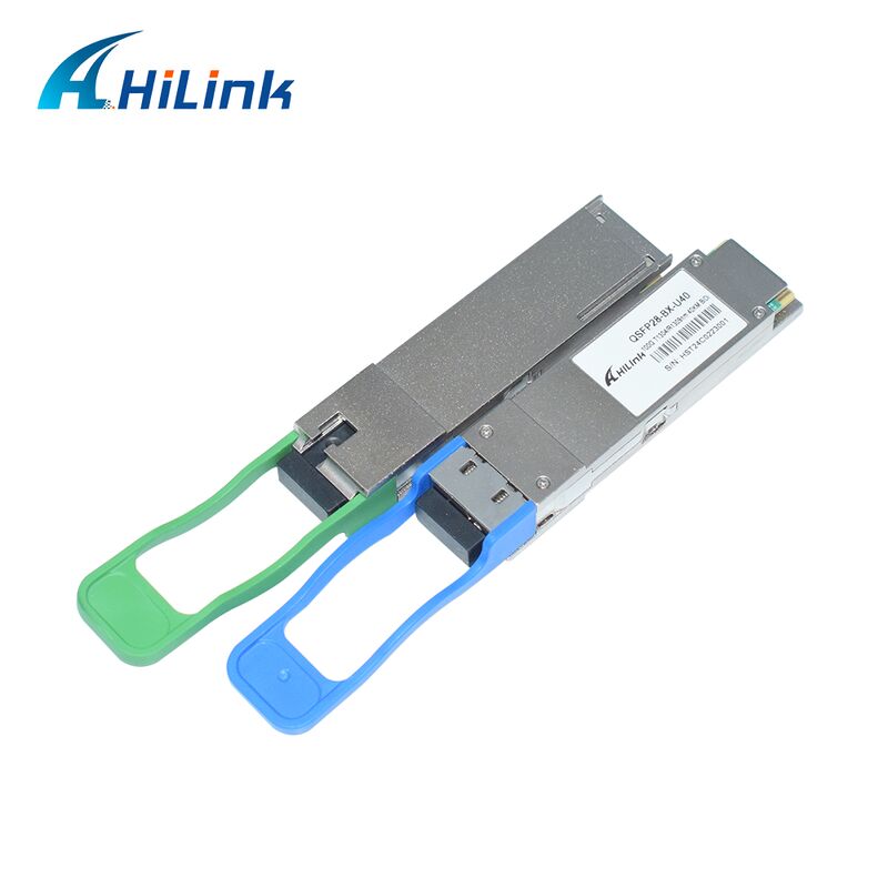 Hilink QSFP28-BX-UD40 100G BiDi Transceiver Óptico com Distância de 40 km para Aplicações de Data Center