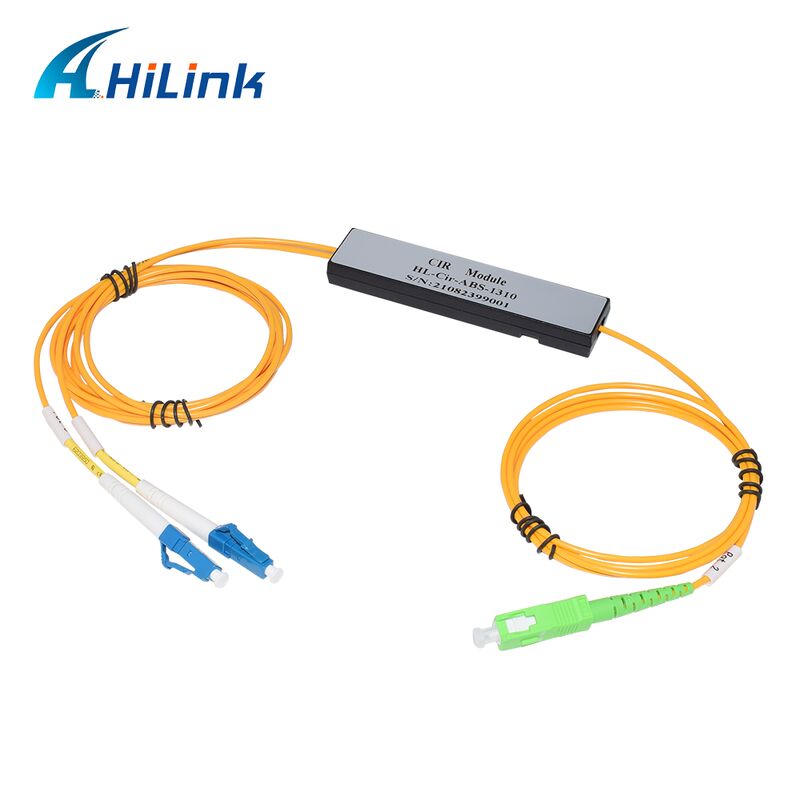 HL-Cir-1310 3-Port Circulator Port1&Port3-LC/UPC Port2-SC/APC 1310nm/1550nm/1610nm ABS Box para Data Center