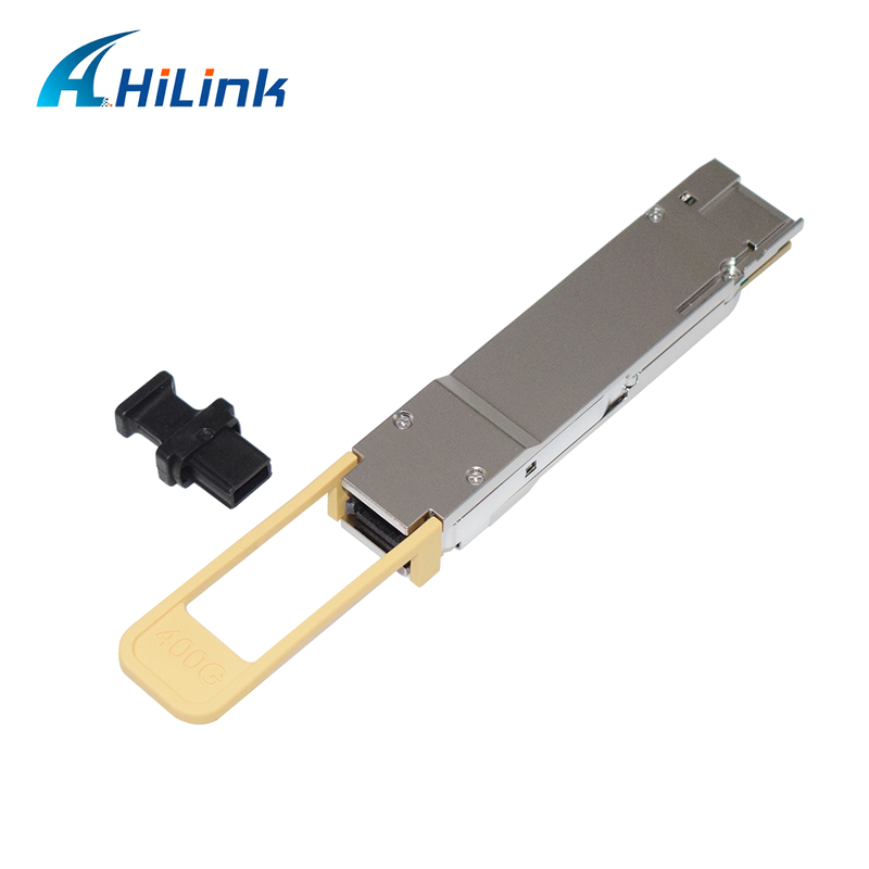 Hilink QDD-400G-SR8 QSFP-DD Transceptor 400G Taxa de dados 850nm comprimento de onda MPO-16 Conector com monitoramento de diagnóstico