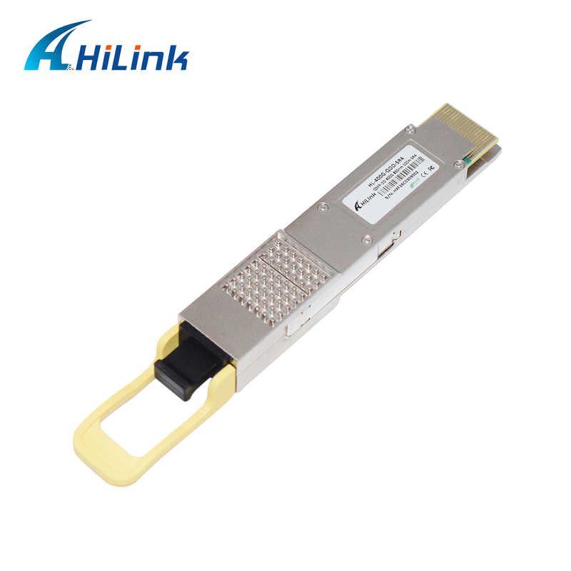 Hilink Compatível 400G QSFP-DD SR4 módulo óptico com MPO-12 conector para 100m de transmissão