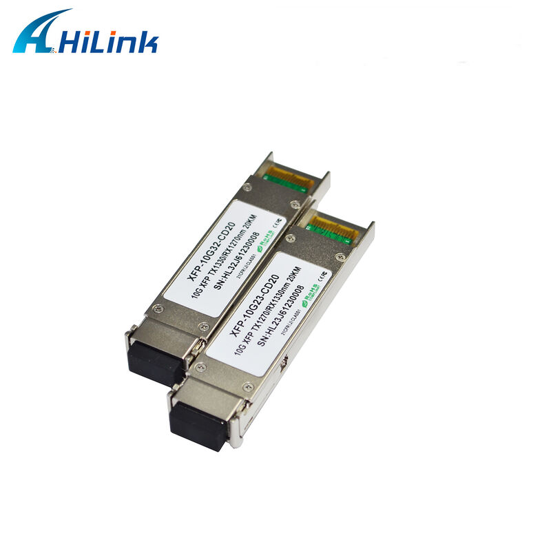 Transceptor bidirecional XFP de 10 Gb/s com alcance de 20 km e função DDM para aplicações Ethernet 10G