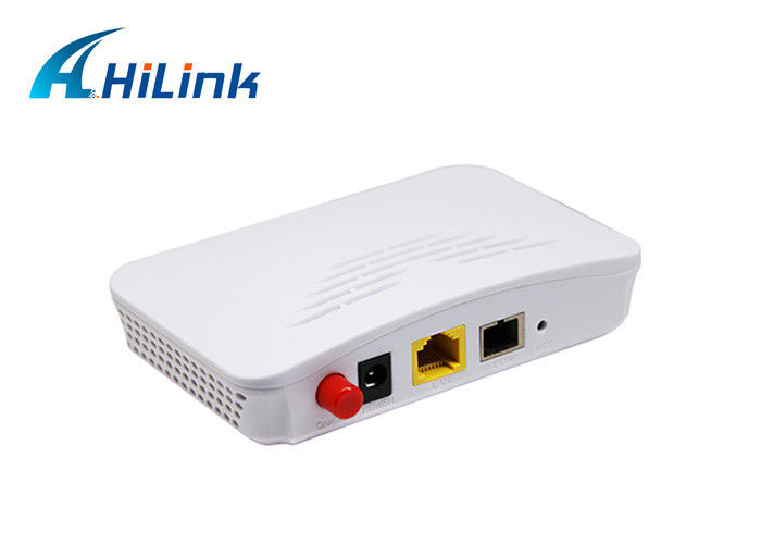 Chipset FTTH GPON ONU do consumo ZTE do conector do SC do Wdm da fibra ótica de Hilink baixo