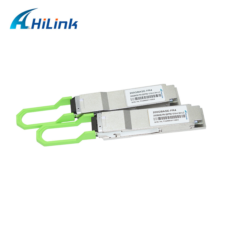 Módulo 2km 1310nm CWDM4 DOM Duplex LC SMF do transceptor de Hilink 200G QSFP56 FR4 QSFP