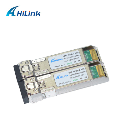 módulo BIDI 60KM SFP+ 10G-ER4-60KM SMF 1270nm/1330nm do transceptor de 10G 60KM SFP+