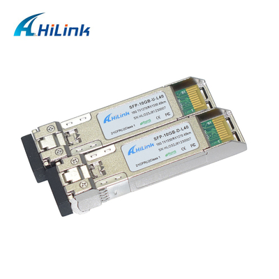 10G módulo ótico 40KM BIDI 1270nm/1330nm do WDM SFP+ STM-64 OC-192