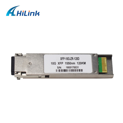 Modo DDM da fibra dupla do ZR do transceptor 1550nm 100KM do conector 10G XFP do LC único