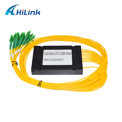 os ABS óticos do divisor do PLC do único modo 1X16 encaixotam o cabo LC de 3mm/conectores do APC