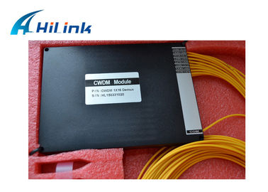 Único Multiplexer da fibra CWDM, equipamento de 8 sistemas óticos de Mux do canal com caixa do ABS