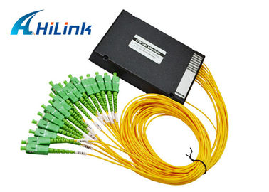 1260nm - módulo de 1610nm CWDM Mux Demux, 16 SC/APC do filtro do canal CWDM