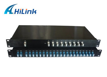 Canal Mux Demux do filtro 80 de DWDM, PDL do Multiplexer da fibra ótica DWDM baixo