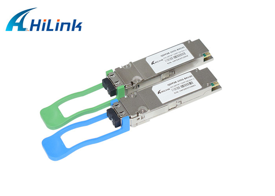 único Lambda transceptor ótico QSFP28-100G-BXU30/QSFP28-100G-BXD30 de 100Gb/s QSFP28 ER 30KM BIDI