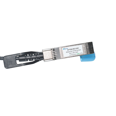 25G DAC QSFP28 1M Cable de cobre de ligação directa passiva 1M Cable SFP