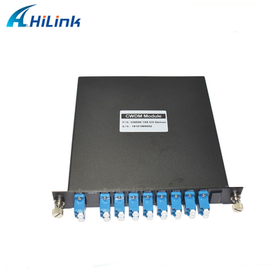8CH CWDM 1270nm-1410nm 8 canais CWDM DEMUX LGX Pacote Dispositivos CWDM