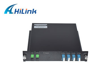 Canal do módulo 9 da fibra CWDM Mux Demux de Hilink condição nova do único com caixa de LGX