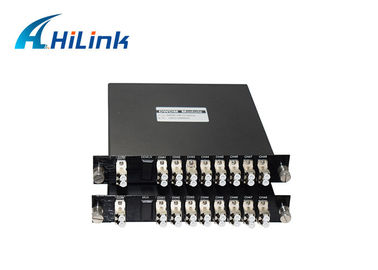 O desmultiplexador Mux ótico Demux 1x8ch do Multiplexer da caixa de LGX Dual isolamento alto da fibra