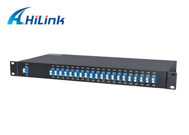 o módulo MUX DEMUX de 40CH AAWG DWDM escolhe o conector do comprimento C21-C60 LC/UPC da fibra 0.7m
