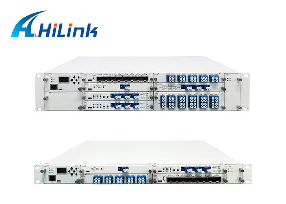 O WDM Calibre de diâmetro de fios CWDM OTN do divisor de EDFA OLP OEO R/B controlou o chassi