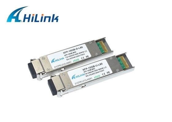 transceptor LC TX1490nm da fibra do Sfp dos módulos de 80km BIDI XFP 10G