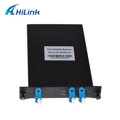 1310nm 2ch óticos adicionam o Multiplexer Dwdm da gota adicionam Oadm Mux Demux Dwdm