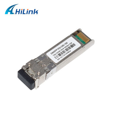 Os DOM do módulo C60 1529.55nm 100km LC do transceptor de 100KM DWDM DWSFP10G SFP+