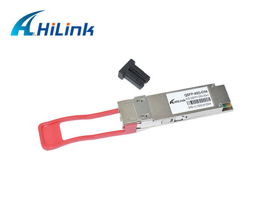 módulo ótico 1330nm LC frente e verso do transceptor de 40G QSFP+ 40KM LC