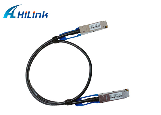 Cabo de cobre 26AWG Twinax passivo HILINK QSFP56-200G-PCU1M do anexo direto de QSFP MSA