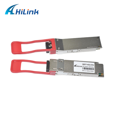 Módulo 40G QSFP 60km ER4 da fibra ótica do transceptor do LC para FTTX