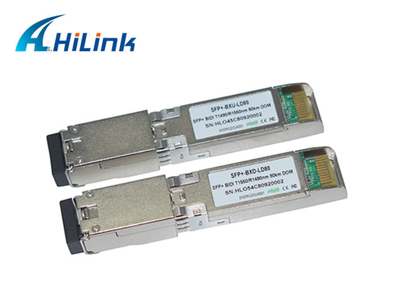 Fibra XFP LC do módulo 1.5W DDM 10G do transceptor do WDM 1550nm SFP+ única